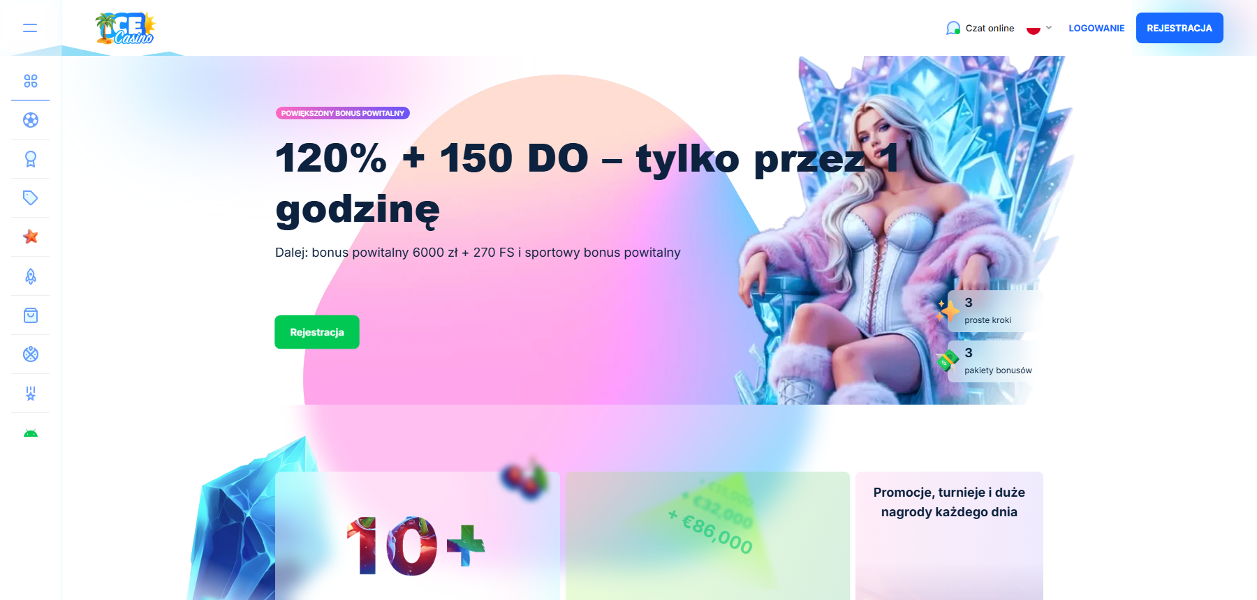 Ice Casino strona główna